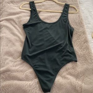 Green body suit